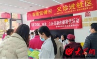消除“艾梅乙”母婴传播 守护健康行动——薛城区新城社区卫生服务中心走进嘉豪社区开展义诊宣传活动