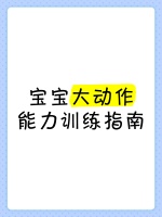 宝宝大动作能力训练指南