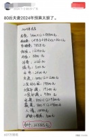二胎家庭晒出新年22万支出预算，网友称这支出预算超过90%的家庭