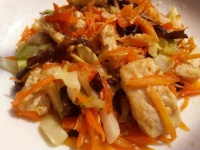 彩蔬炒豆腐