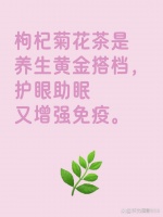 枸杞菊花茶，养生界的黄金搭...@时光倩影555的动态