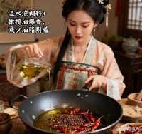 麻辣鸭头鸭脖：焯水后炒香料炖煮30分钟，麻辣鲜香，小火入味