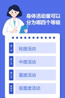 身体活动量可以分为哪四个等级