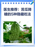 苦瓜竟是“天然拔罐”？醫(yī)生揭秘你從未察覺的健康真相